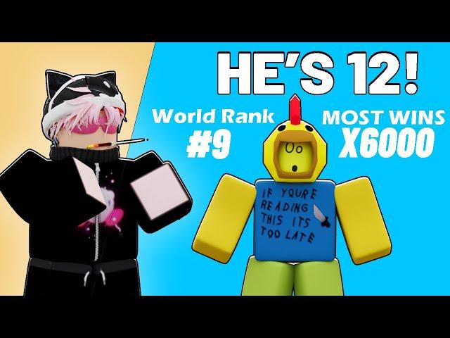 Top #1 Winstreak plays with the YOUNGEST Leaderboard Players... (Roblox Rivals)