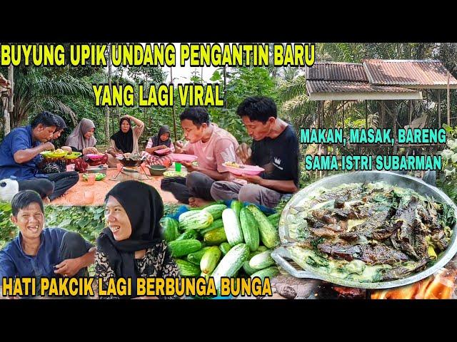 UNDANG FISHING PETUALANG MAKAN BARENG ,PENGANTIN BARU DI PONDOK KAYU BULAT||MENGGUGAH SELERA