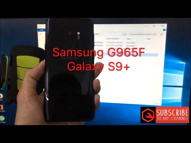 SAMSUNG G965F/S9+ frp bypass google account