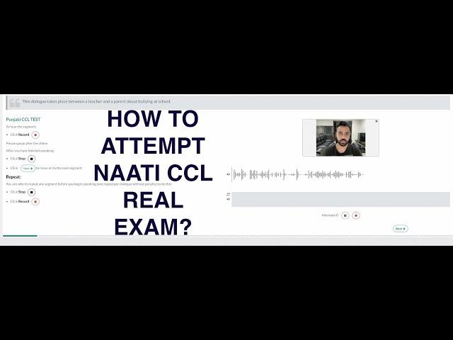 NAATI CCL ONLINE TEST Explained in depth | HOW TO TAKE THE REPEAT IN THE NAATI EXAM? VISION LANGUAGE