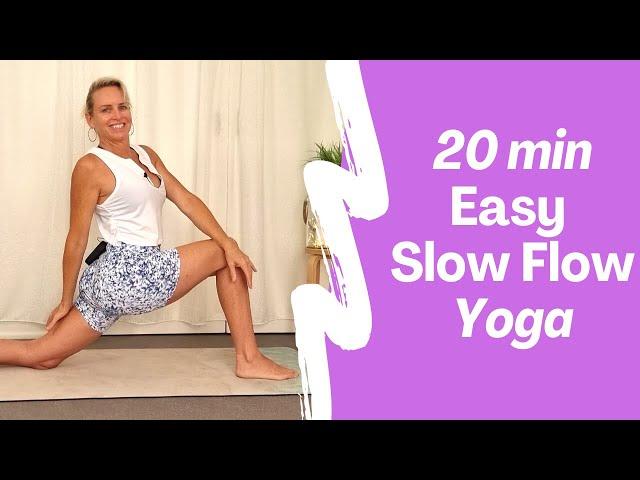 Slow Flow Yoga with Vanessa Rudge of Being Yoga - 20 minute yoga flow