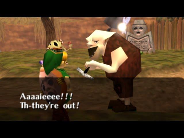 Dampé Gets Scared (Majora's Mask)