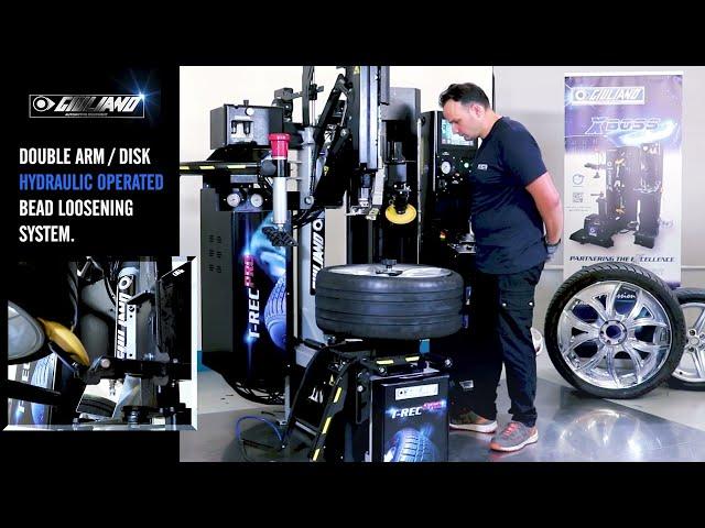 T-REC Tire Changer Demonstration | GIULIANO Automotive