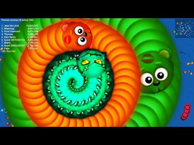  Worms Zone.io || Snake Game || Saamp Wala Game || Pro Skill Gameplay