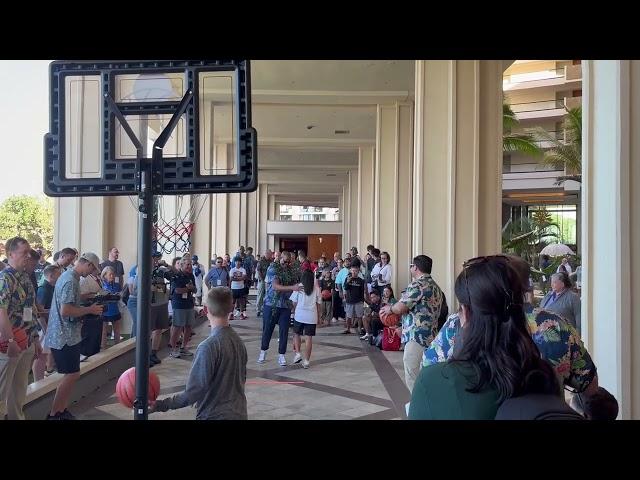 UNC Basketball: Hubert Davis FT Contest in Maui