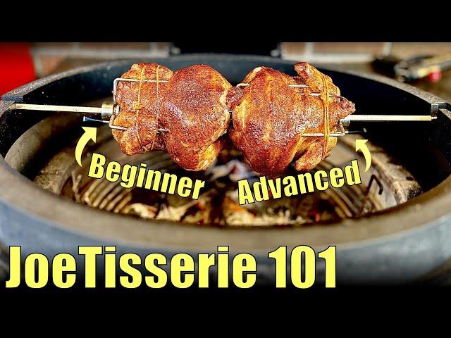 Perfect JoeTisserie chicken... EASY & the HARD(ish) way | Kamado Joe 101