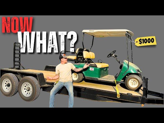 I Bought The CHEAPEST Golf Cart I Could Find...