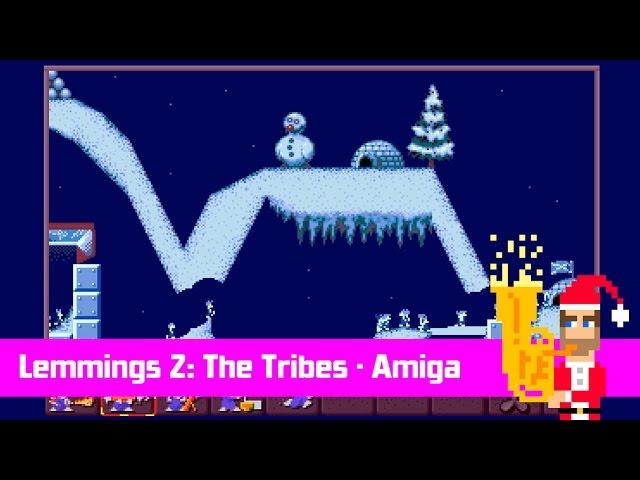 Lemmings 2: The Tribes - Amiga Snow/Christmas Level 50fps - digituba