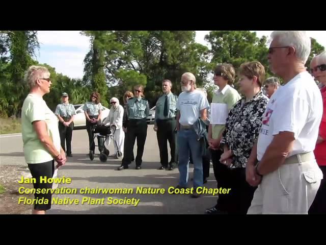 Native plant garden dedicated at state park