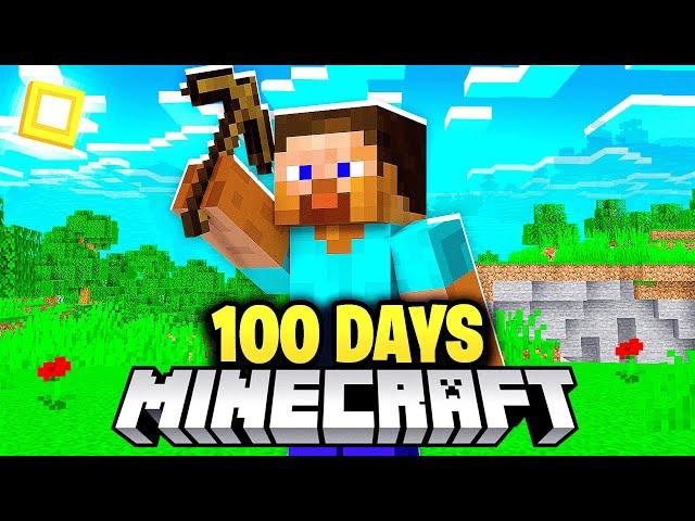 100 Days as a Minecraft Noob