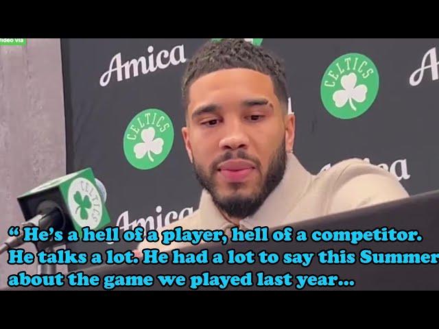 Jayson Tatum on Anthony Edwards’ comments in Starting 5