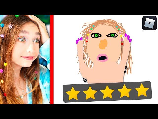 НАРИСОВАЛА СЕБЯ в ROBLOX?!  Роблокс Speed Draw