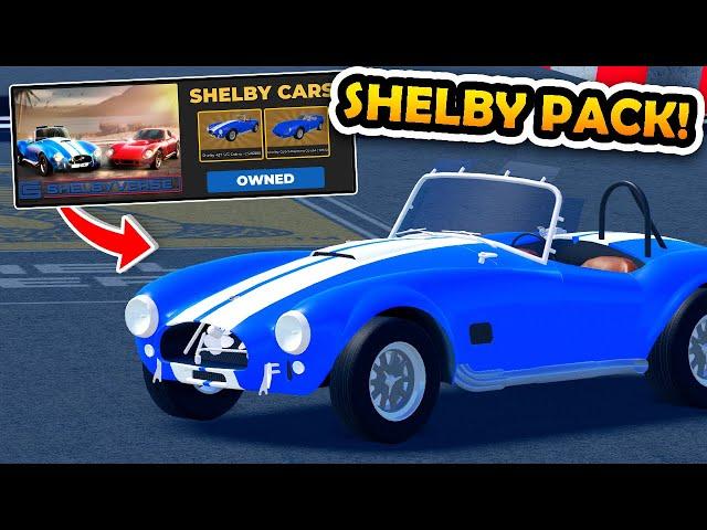 Buying The OFFICIAL SHELBY CARS PACK In Car Dealership Tycoon!