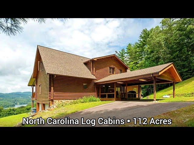 North Carolina Log Cabins For Sale | 112 Acres | North Carolina Land For Sale | Lake GlenVille