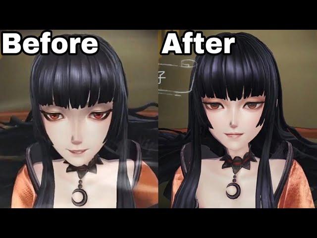 Identity V xxxHolic Geisha’s (S) Skin Face Optimization Comparison