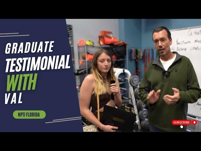 NPTI Florida Graduate Testimonial with Val | Personal Training Program Testimonial