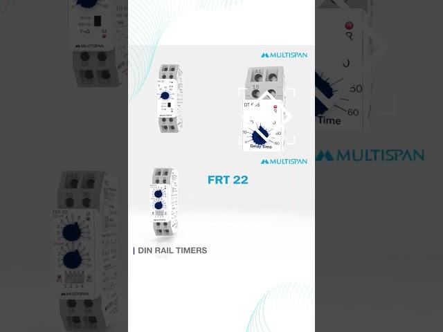 Multispan Din rail timer series. #electrical #industrial #control #ai