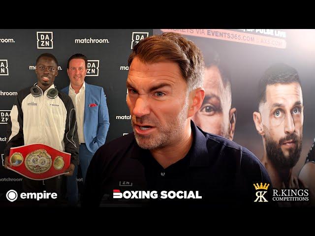 EDDIE HEARN SLAMS KEITH CONNOLLY OVER HITCHINS OUTBURST, TALKS EUBANK SAUNA DRAMA, CARL FROCH