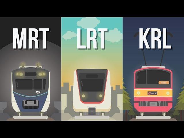 MRT, LRT, dan KRL: Apa Bedanya?