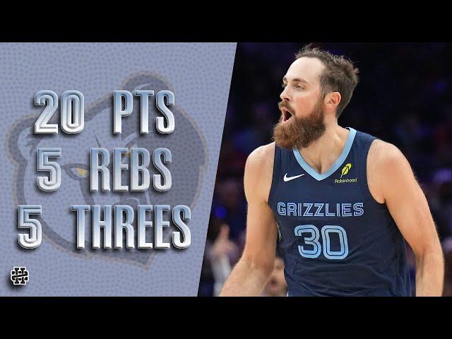 Jay Huff 20 pts 5 threes 5 rebs vs Sixers 24/25 season