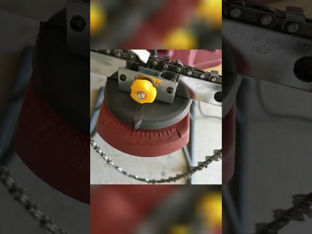 How To Sharpen A Chainsaw EASY! - How To Use Harbor Freight Chainsaw Sharpener