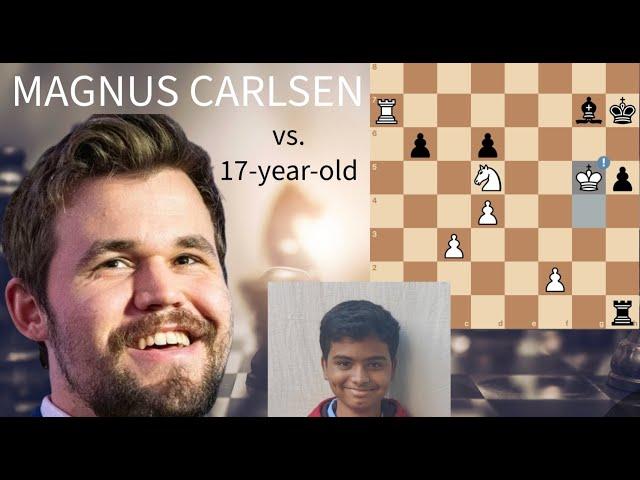 Magnus Carlsen versus 17-year-old Indian Chess Grandmaster!