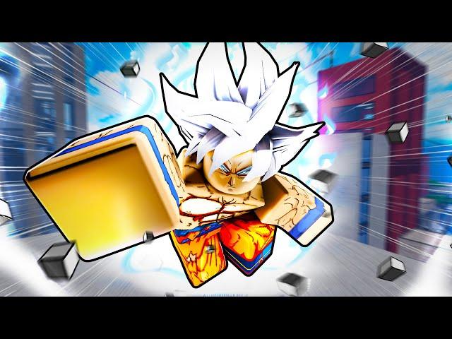 New ULTRA INSTINCT for GOKU is AWESOME in Realm Rampage ROBLOX