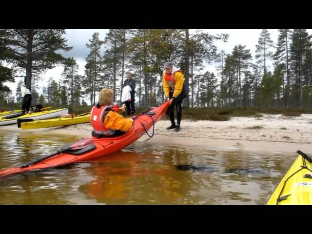 Kissed by a girl in kayak