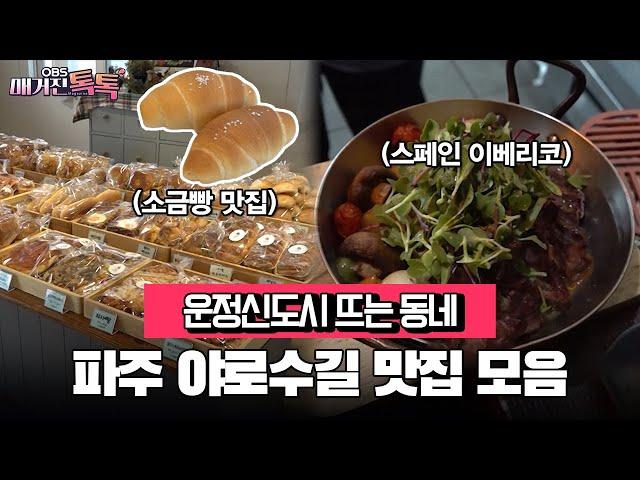 [매거진 톡톡] 운정신도시 뜨는 동네…파주 야로수길 맛집 모음