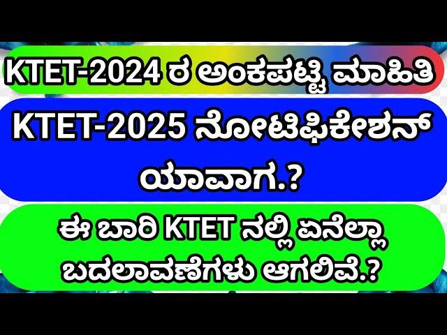 KTET-2025ರ ನೋಟಿಫಿಕೇಶನ್ ಯಾವಾಗ.?  | TET ನಂತರ ಶಿಕ್ಷಕರ ನೇಮಕಾತಿ ಆಗುತ್ತಾ.? | @knownow-muniraju |