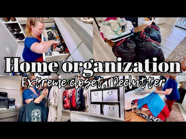 Tired Of The Clutter! Extreme Closet Declutter and Organize