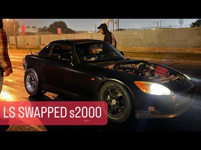 LS Swapped Honda s2000 Vs Hellcat (3 Races)