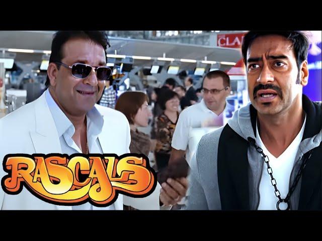 Ajay Devgan को बनाया उल्लू , सारा पैसा लेकर भागे Sanjay Dutt | Best robbery scene - Rascals Movie