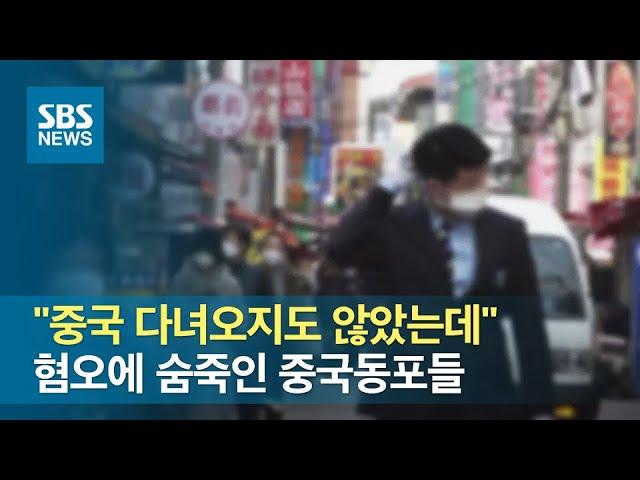 "중국 다녀오지도 않았는데" 혐오에 숨죽인 중국동포들 / SBS