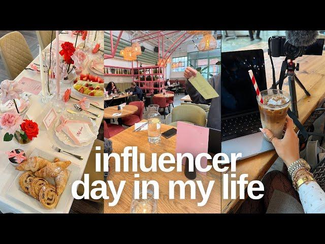 influencer day in my life | event, work, time management & work life balance