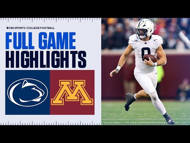 No. 4 Penn State vs Minnesota: FULL GAME HIGHLIGHTS | Big Ten on CBS