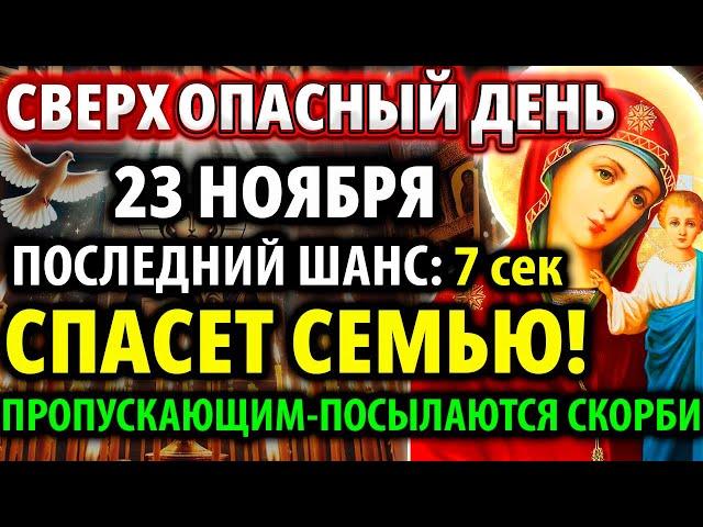 23 ноября СПАСИ ДЕТОК И РОДНЫХ ОТ БЕДЫ НА ПОРОГЕ! Акафист Казанской Богородице Молитва Православие