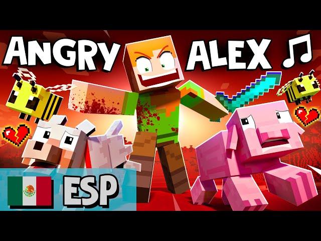 "ANGRY ALEX"  [VERSION B ESPAÑOL OFICIAL] Minecraft Animation Music Video - En Español Latino