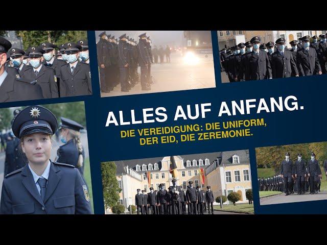 Die ersten Tage im BPOLAFZ: Die Uniform, der Eid, die Zeremonie. (Teil 4)