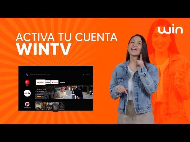 ¿Cómo activar mi cuenta de  WINTV? | WIN Internet