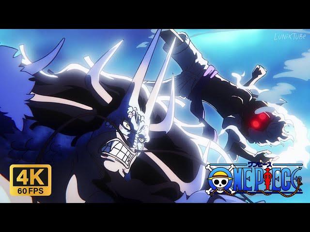 Luffy controlling Lightning vs Pure Haki Kaido (Luffy vs Kaido) | One Piece Episode 1074 [4K 60FPS]