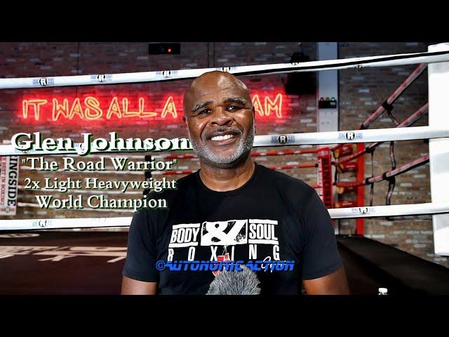 Glen Johnson former 2X LightHeavyweight World Champ Florida Boxing Hall of Fame Inductee