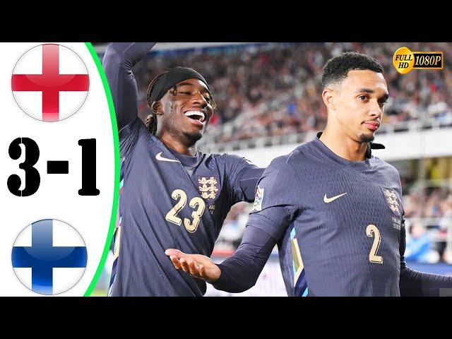 England vs Finland 3-1 Highlights & All Goals 2024 HD