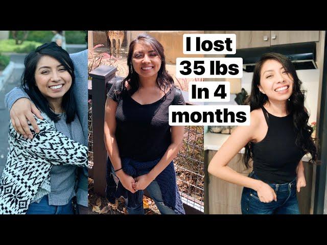 4 months, 35Lbs Weight Loss / Whole Food Plant Based Vegan Diet / Starch Solution #veganweightloss