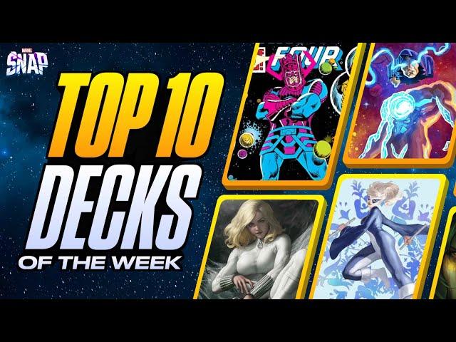 TOP 10 BEST DECKS IN MARVEL SNAP | Weekly Marvel Snap Meta Report #99