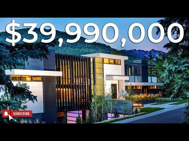 INSIDE A $39,990,000 COLORADO MEGA MANSION FOR SALE | EPIC NEW HOME TOUR!!