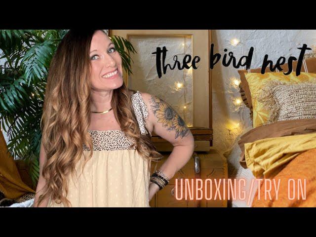 Three Bird Nest  l  BOHO CLOTHING Try On Haul