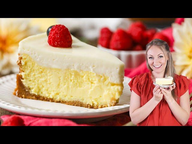 A Classic New York Style Cheesecake (With NO Water Bath!)