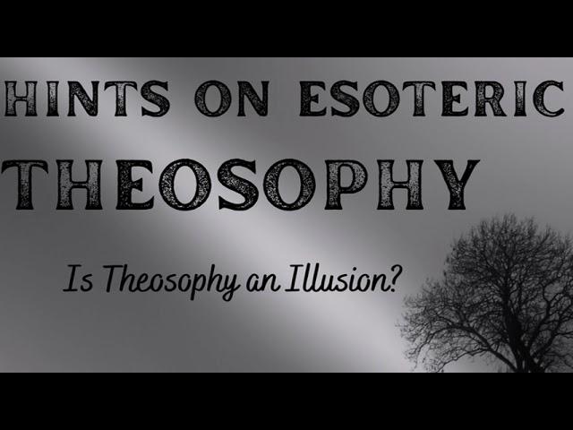 Hints on Esoteric Theosophy