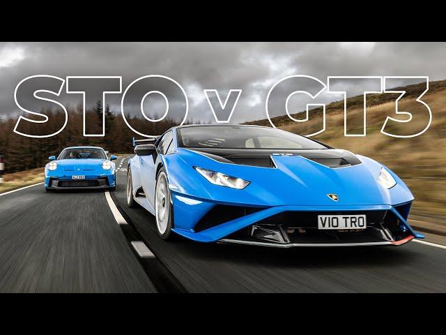 Lamborghini Huracan STO vs Porsche 992 GT3 (with Ben Collins) | Supercar Driver | 4K